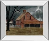 Dark And Stormy Night By Billy Jacobs - Mirror Framed Print Wall Art - Dark Gray