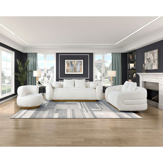 Novella - Swivel Chair - White