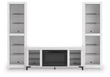 Brollevi - 3-Piece Entertainment Center - White