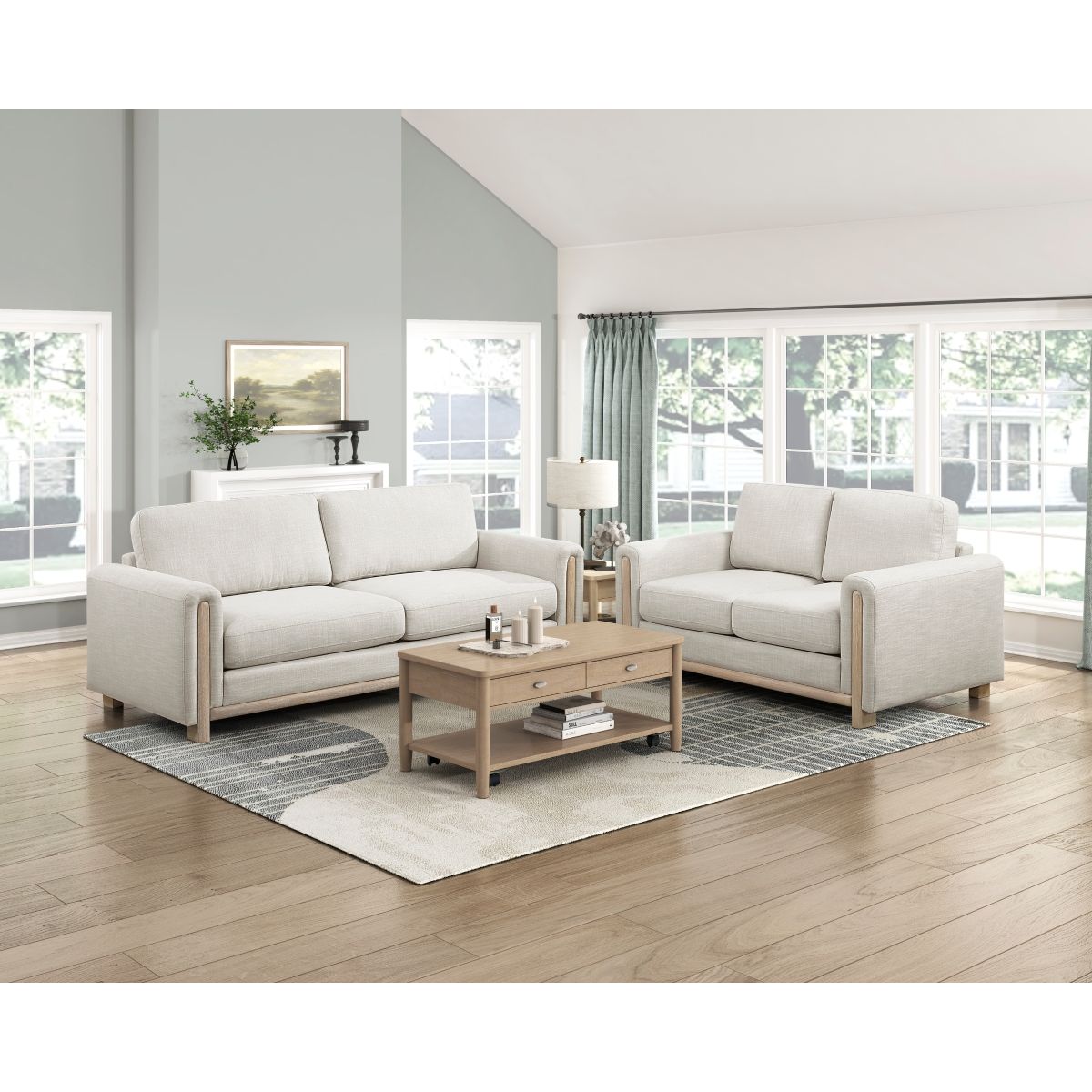 Echo - Loveseat - Beige