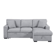 Pompano - Sectional With Chaise, Pull-Out Bed And Hidden Storage, Charging Ports