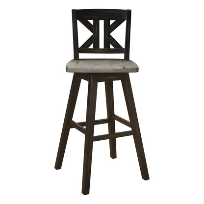 Amsonia - Swivel X-Back Pub Height Chair (Set of 2)