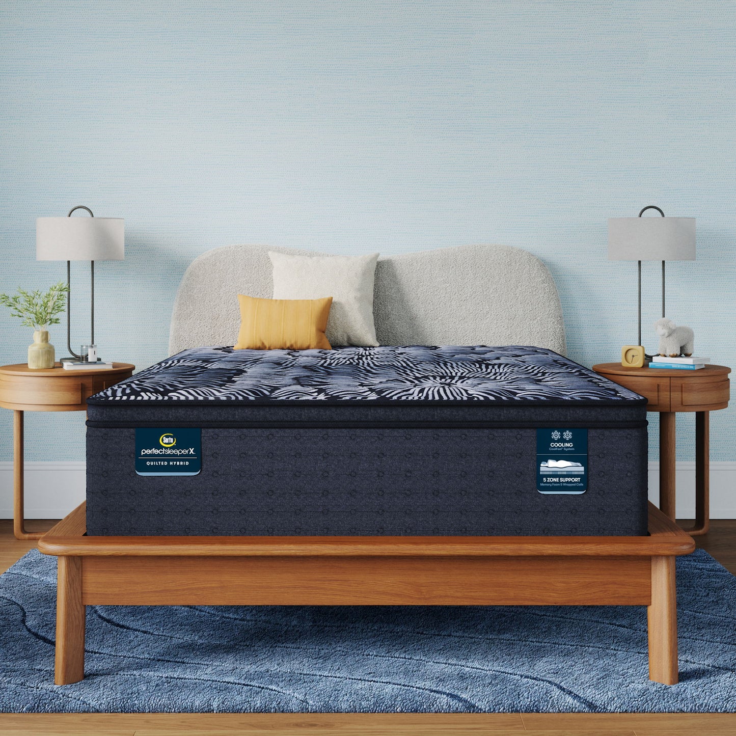 Perfect Sleeper X - 14.25" Lexton Hybrid Medium Pillow Top Mattress