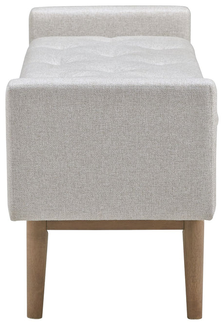 Briarson - Storage Bench - Beige / Brown