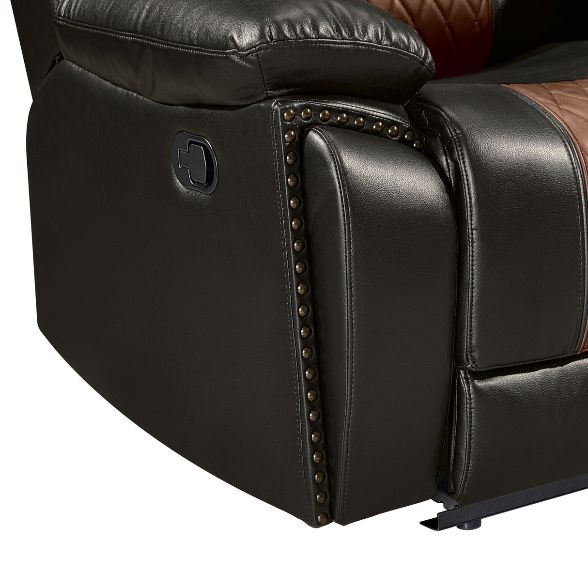 Nikko - Console Loveseat With Dual Recliners