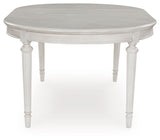 Montelaine - Oval Dining Room Extension Table - Antique White