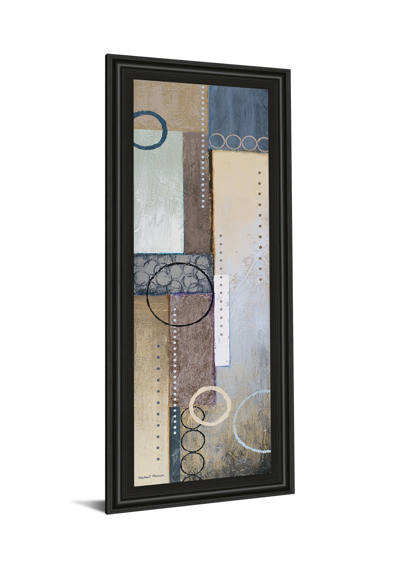 Color Of Rain Il By Michael Marcon - Framed Print Wall Art - Beige