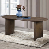 Kody - Oval Dining Table - Dark Walnut