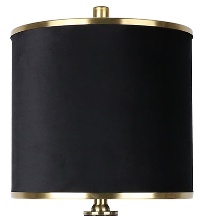Midnight Regent - 27 X 11 - Pu Leather Table Lamp (Set of 2) - Black Pu Gator Leather