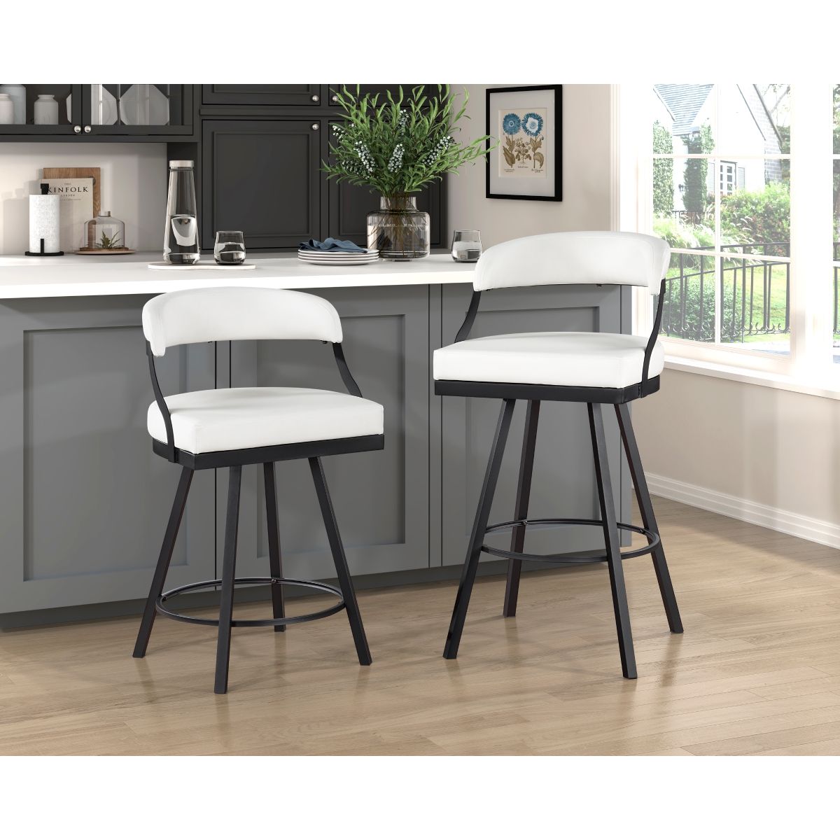Crowley - Swivel Counter Height Chair (Set of 2)