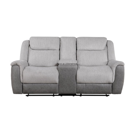 Harriette - Double Reclining Loveseat With Center Console