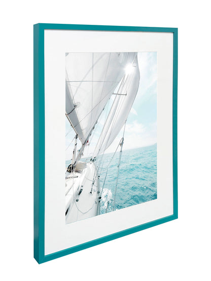Sunward Sails I - 24 X 32 - Framed Print Under Glass - White