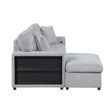 Pompano - Sectional With Chaise, Pull-Out Bed And Hidden Storage, Charging Ports