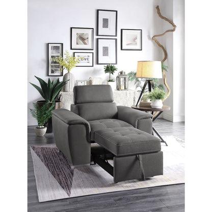 Ferriday - Chair With Pull-Out Ottoman