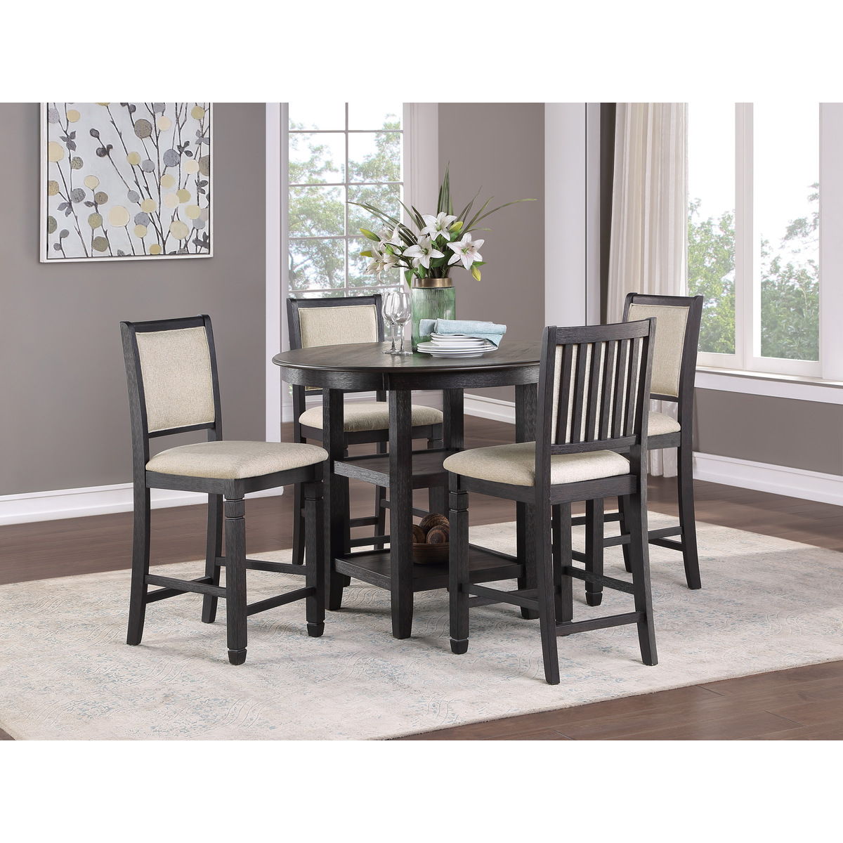 Asher - Counter Height Chair (Set of 2)