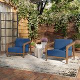 Bali - Club Chairs (Set of 2) - Dark Blue