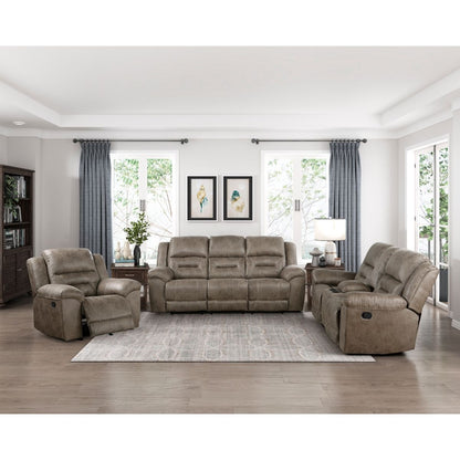 Hazen - Double Reclining Sofa - Brown