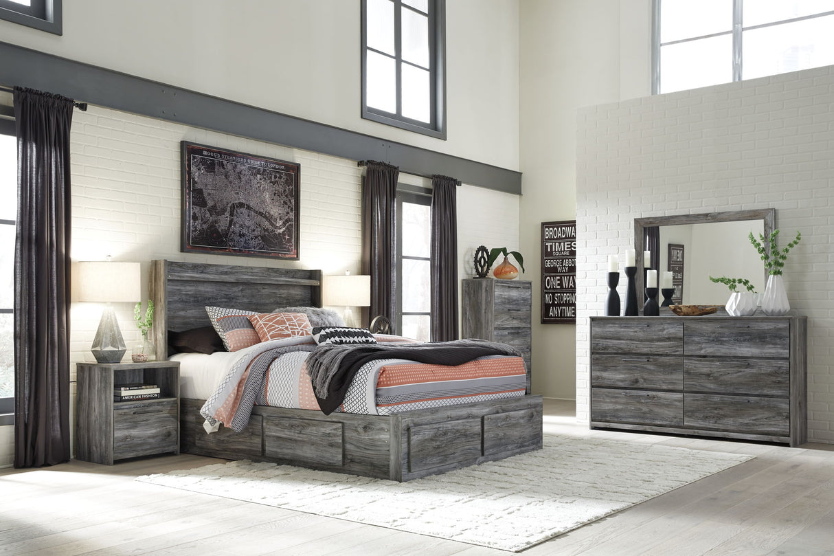 Baystorm - Panel Bedroom Set - Gray