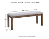 Moriville - Upholstered Bench - Beige