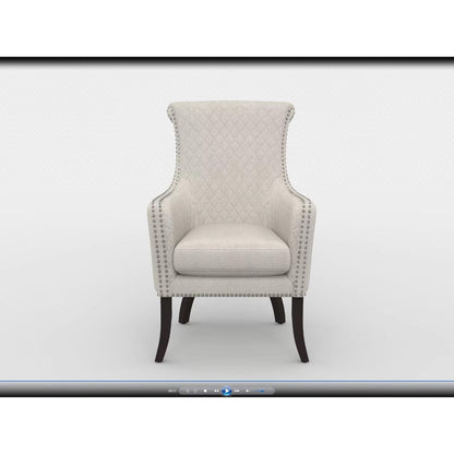 Avalon - Quilted Accent Chair - Beige