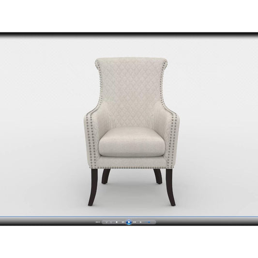 Avalon - Quilted Accent Chair - Beige
