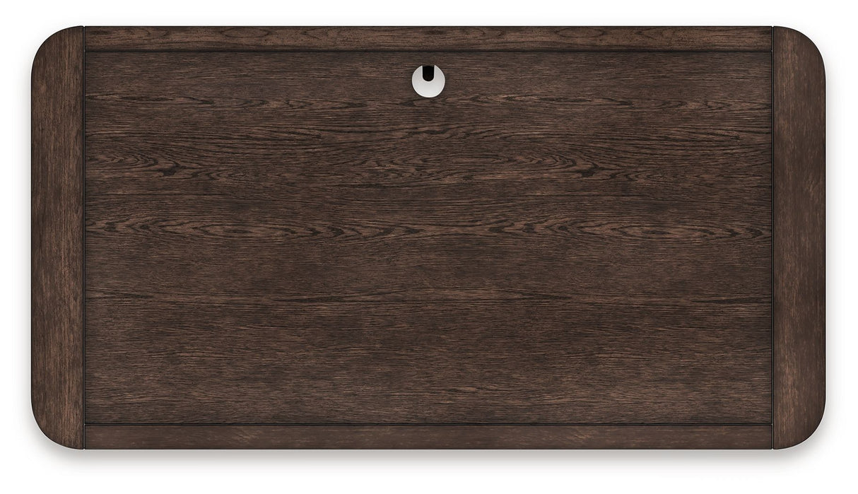 Breckington - Home Office Desk - Dark Brown