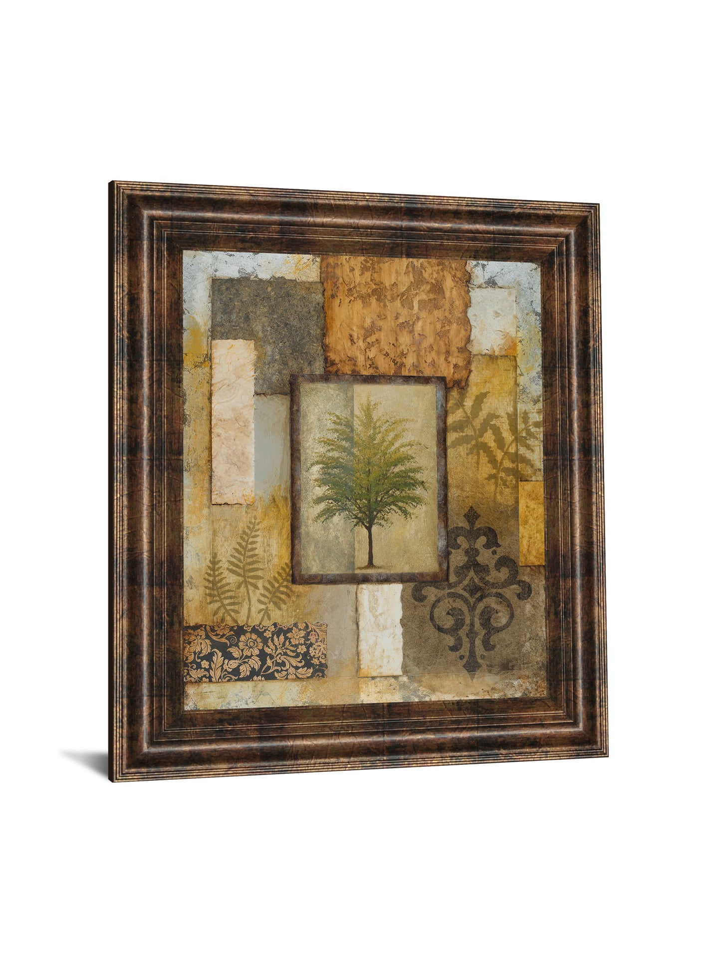 Tree Patch - Framed Print Wall Art - Light Brown