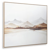 Karalen - Wall Art - White / Gray / Brown