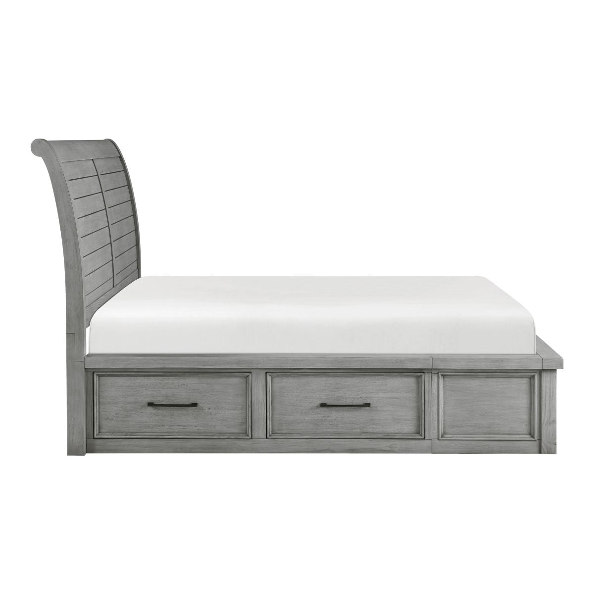 Logandale - Bed With Storage Footboard And Side Rails