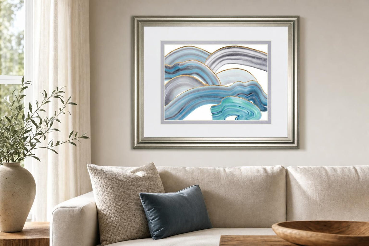 Cloudy Day I By Melissa Wang - Light Blue