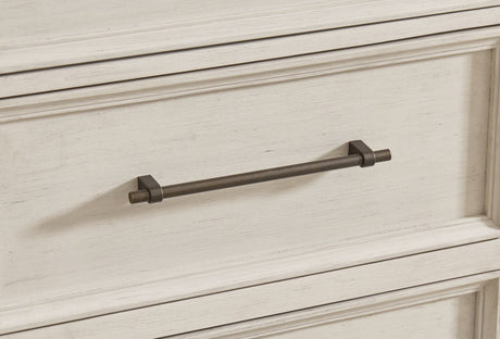 Shaybrock - Dresser And Mirror - Antique White / Brown