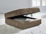 Camellia-Court - Ottoman With Storage - Coffee