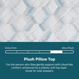 Soothing Nights - 16" Plush Pillow Top Mattress In A Box
