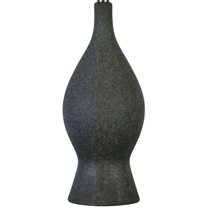 "Cerulean Elegance" Ceramic Table Lamp (Set of 2) - Blue Gray