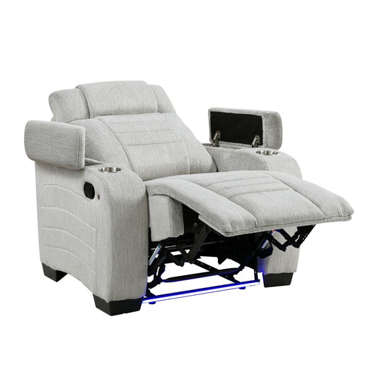 Ronan - Reclining Chair - Gray