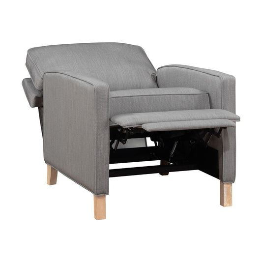 Hampstead - Push Back Reclining Chair - Gray