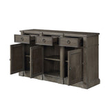 Sarasota - Server With 3 Drawers And 3 Doors - Brown