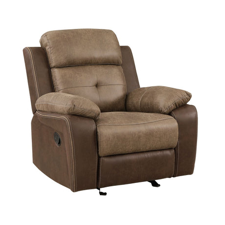 Glendale - Glider Reclining Chair - Brown