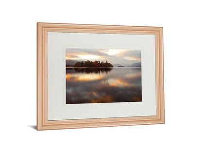 Golden Lake By Peter Adams - Wall Art - Beige