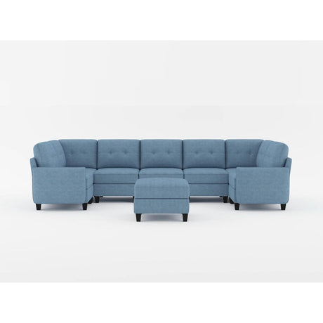 Garren - Loveseat - Blue