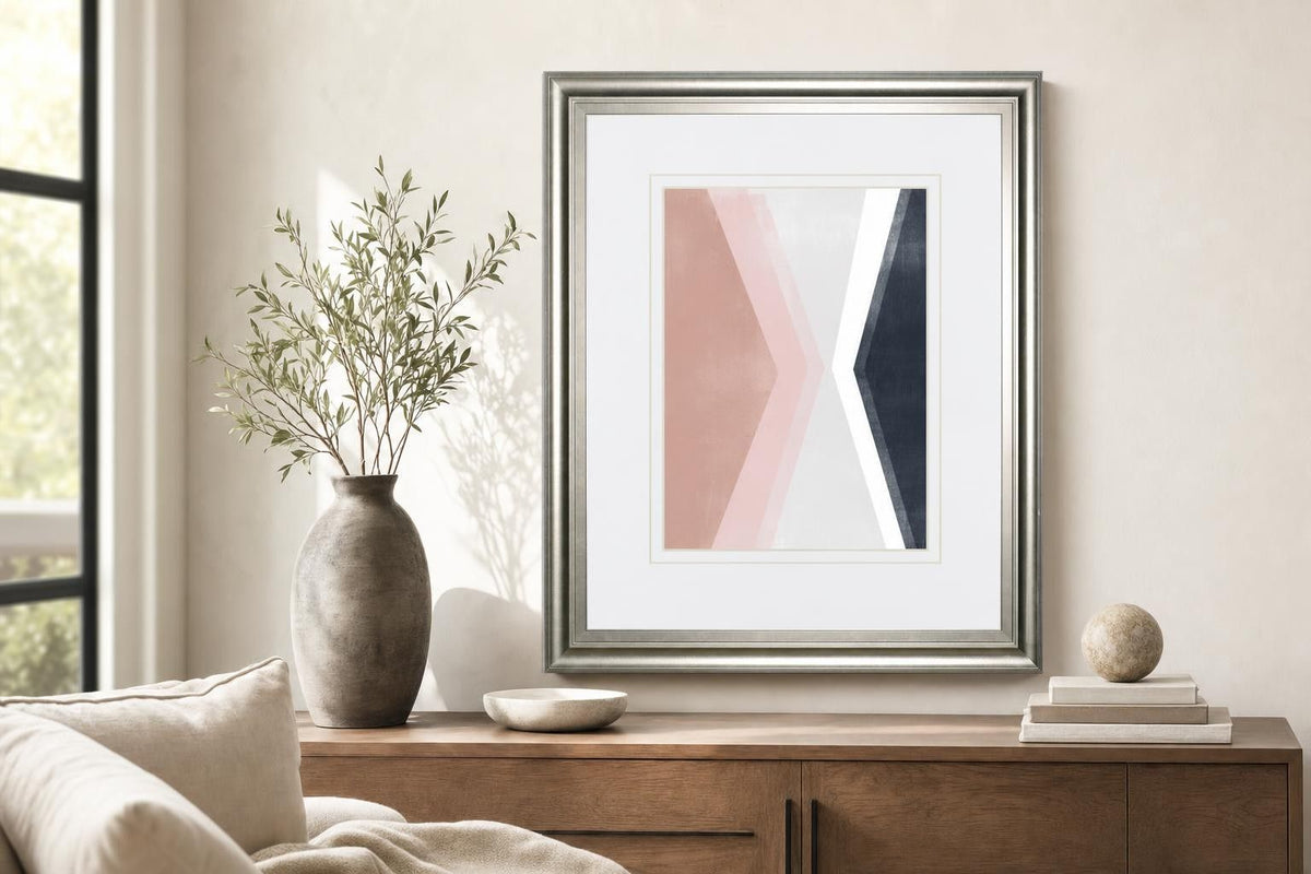34x40 Casual Angle I By June Erica Vess - Pink