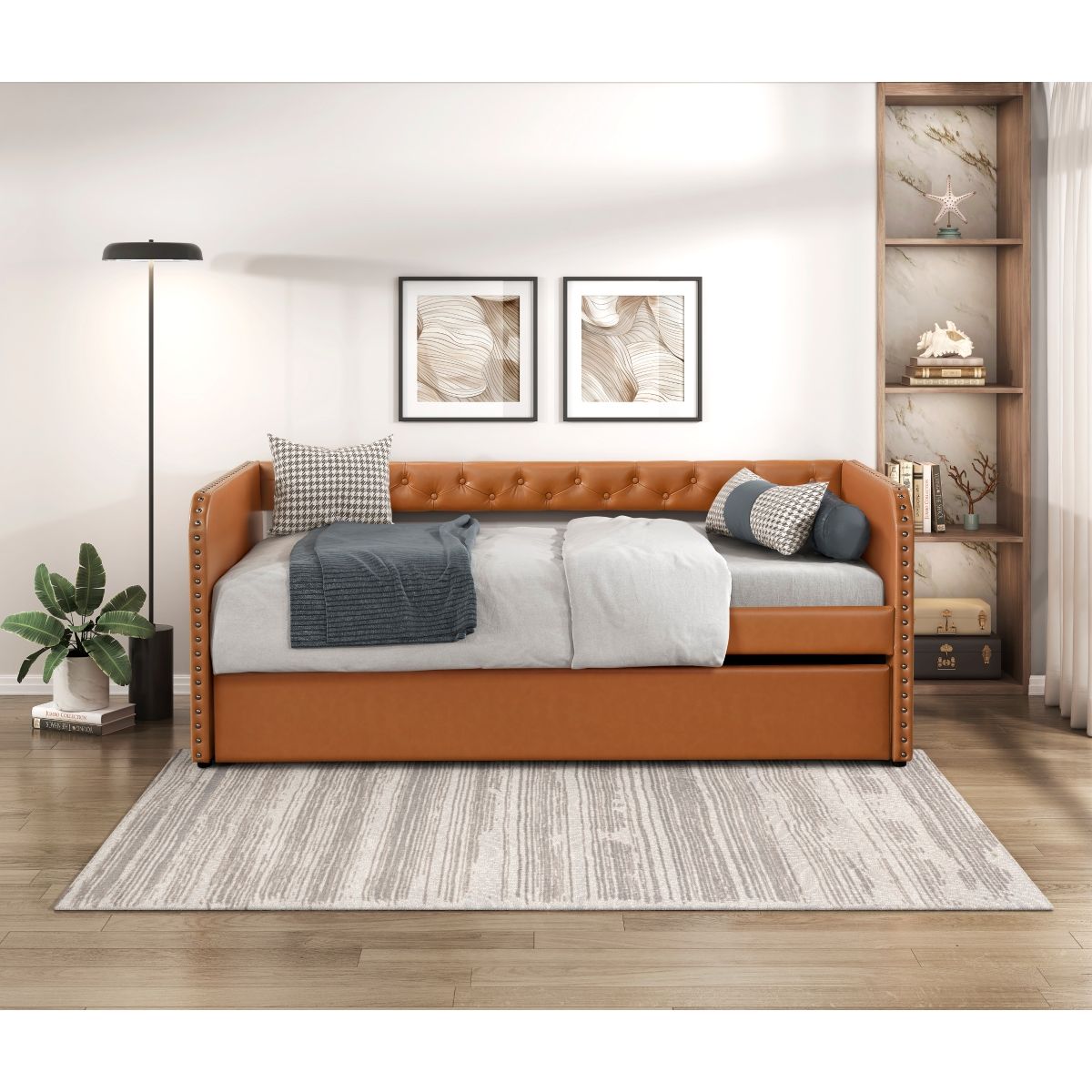 Wilcox - Daybed With Trundle - Brown
