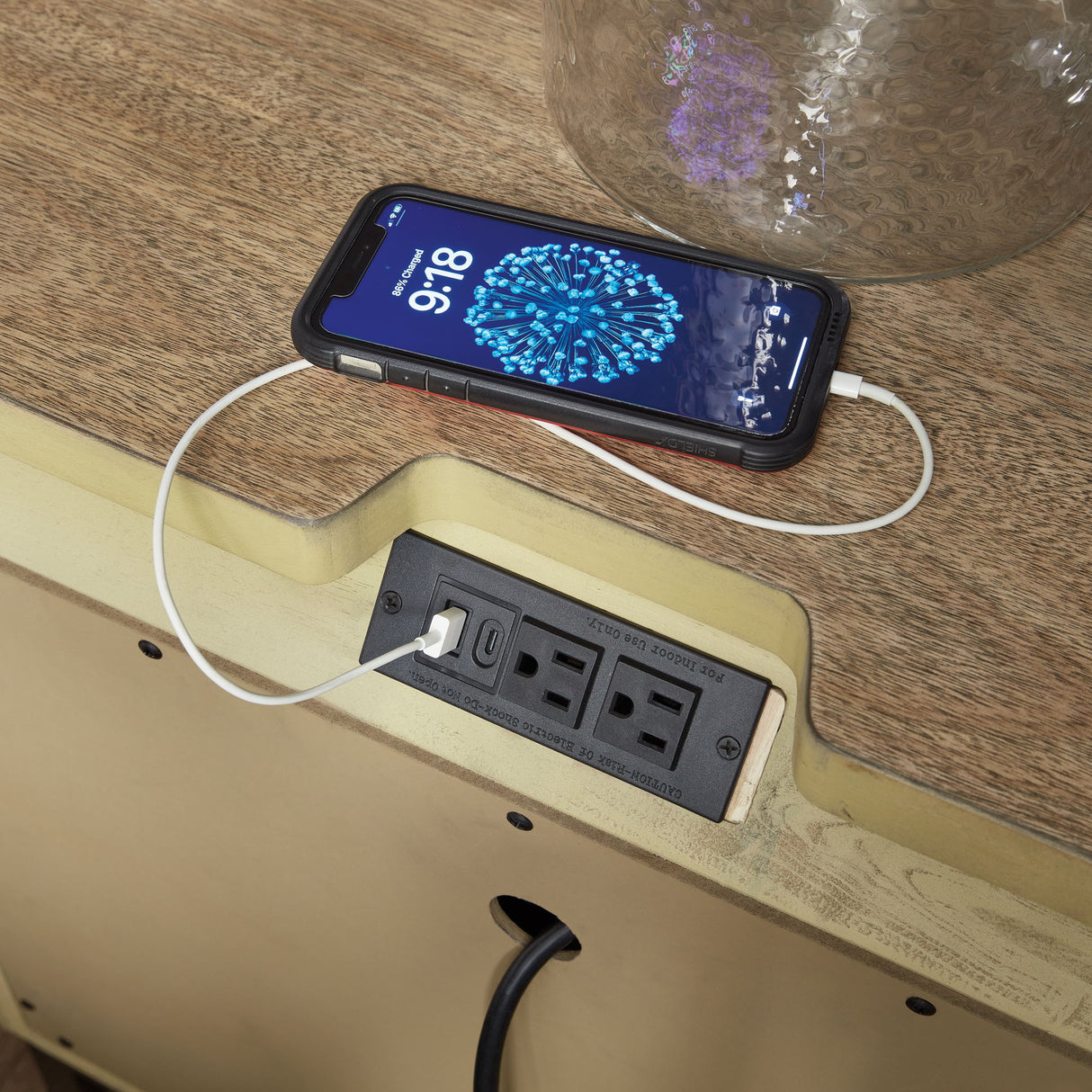 Tomtyn - Two Drawer Night Stand - Light Brown