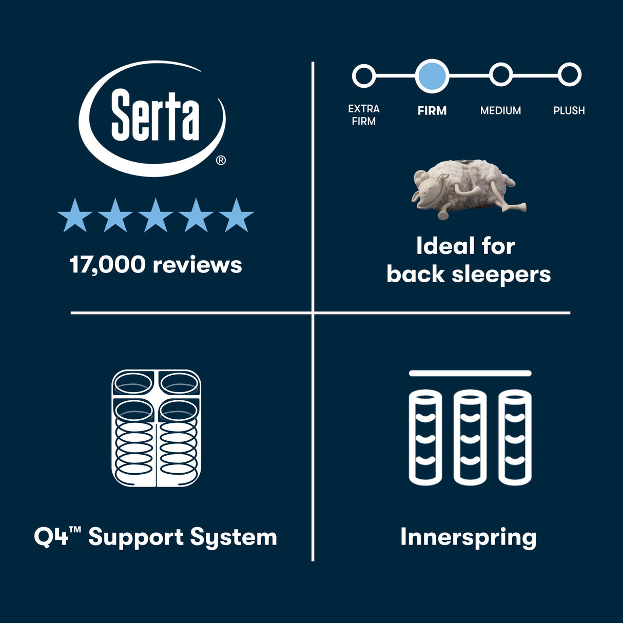 Perfect Sleeper - 13" Cascade Canyon Firm Mattress