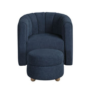 Delaney - Swivel Chair With Ottoman