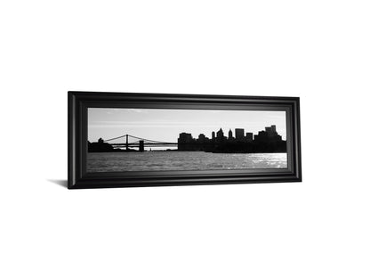 Ny Scenes I By Jeff Pica - Framed Print Wall Art - Dark Gray