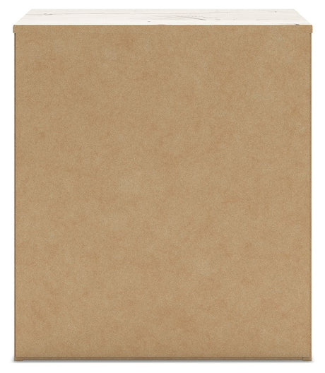 Lawroy - Two Drawer Night Stand - Light Natural