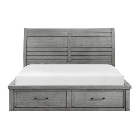 Logandale - Bed With Storage Footboard And Side Rails