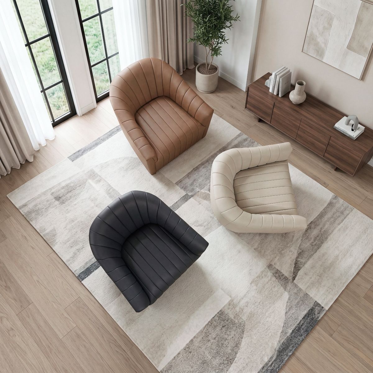 Boulevard - Swivel Chair - Black