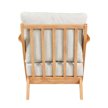 Lennox - Accent Chair - Light Brown Frame